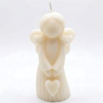 Angel Candle - White/Coconut