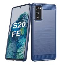 Carbon Shield TPU Case for Samsung Galaxy S20 FE 5G - Blue