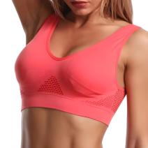 Sports seamless bra-Pink/XXL
