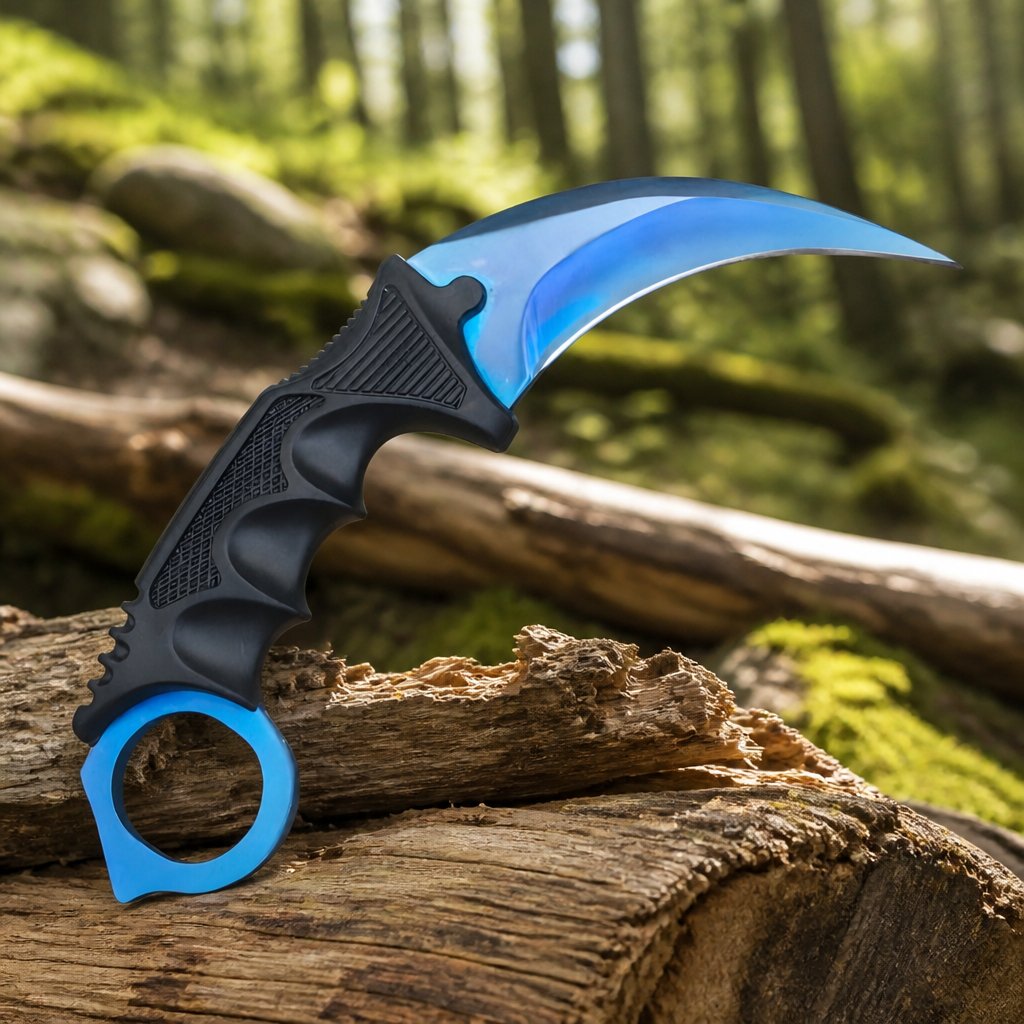 Outdoor knife SC - 27743 - Blue
