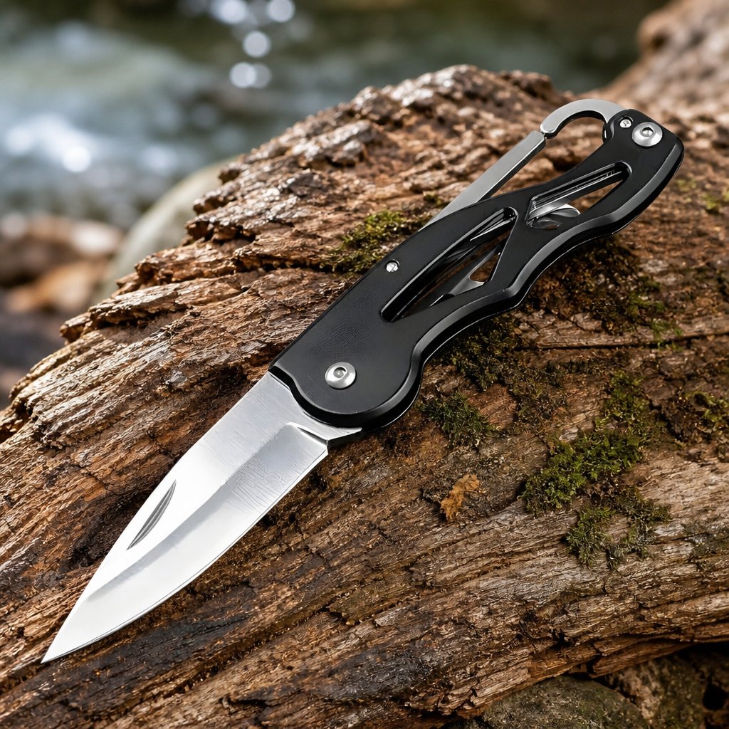 Outdoor Folding Knife MA-27799 - Black