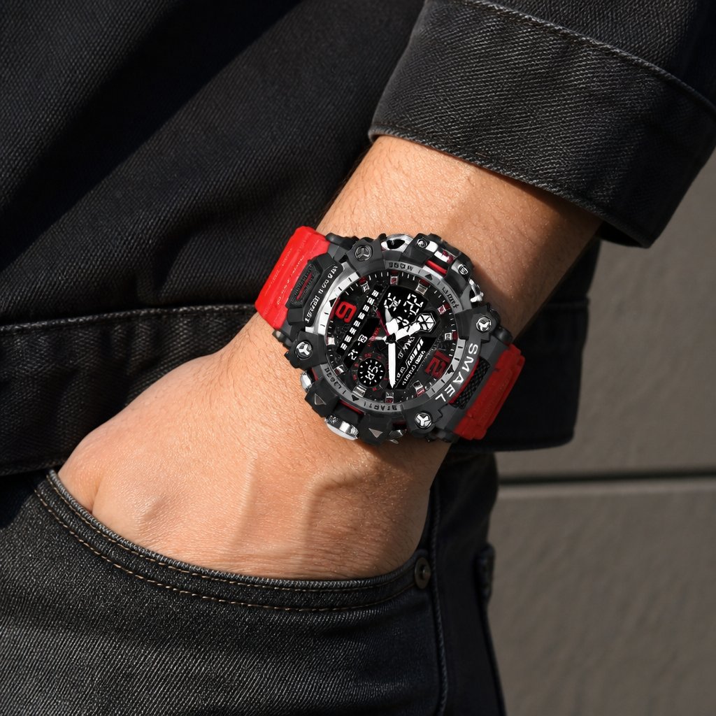 SMAEL GR-29431 Watch - Red