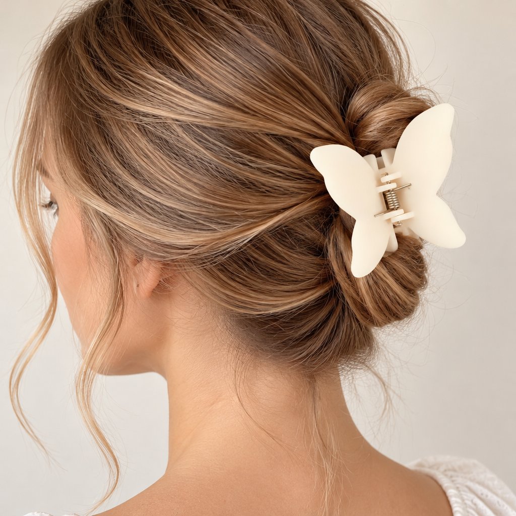 ME-30219 Hair Clip - White