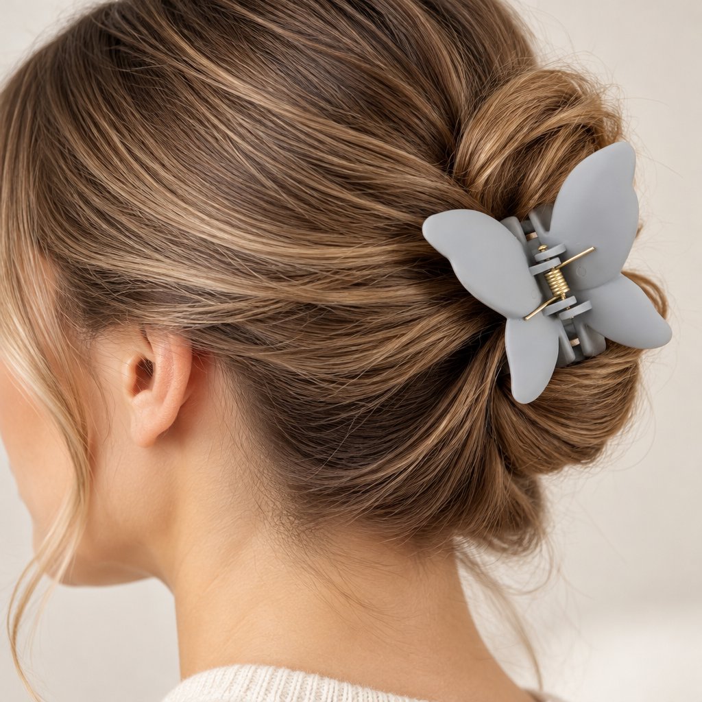ME-30220 Hair Clip - Gray