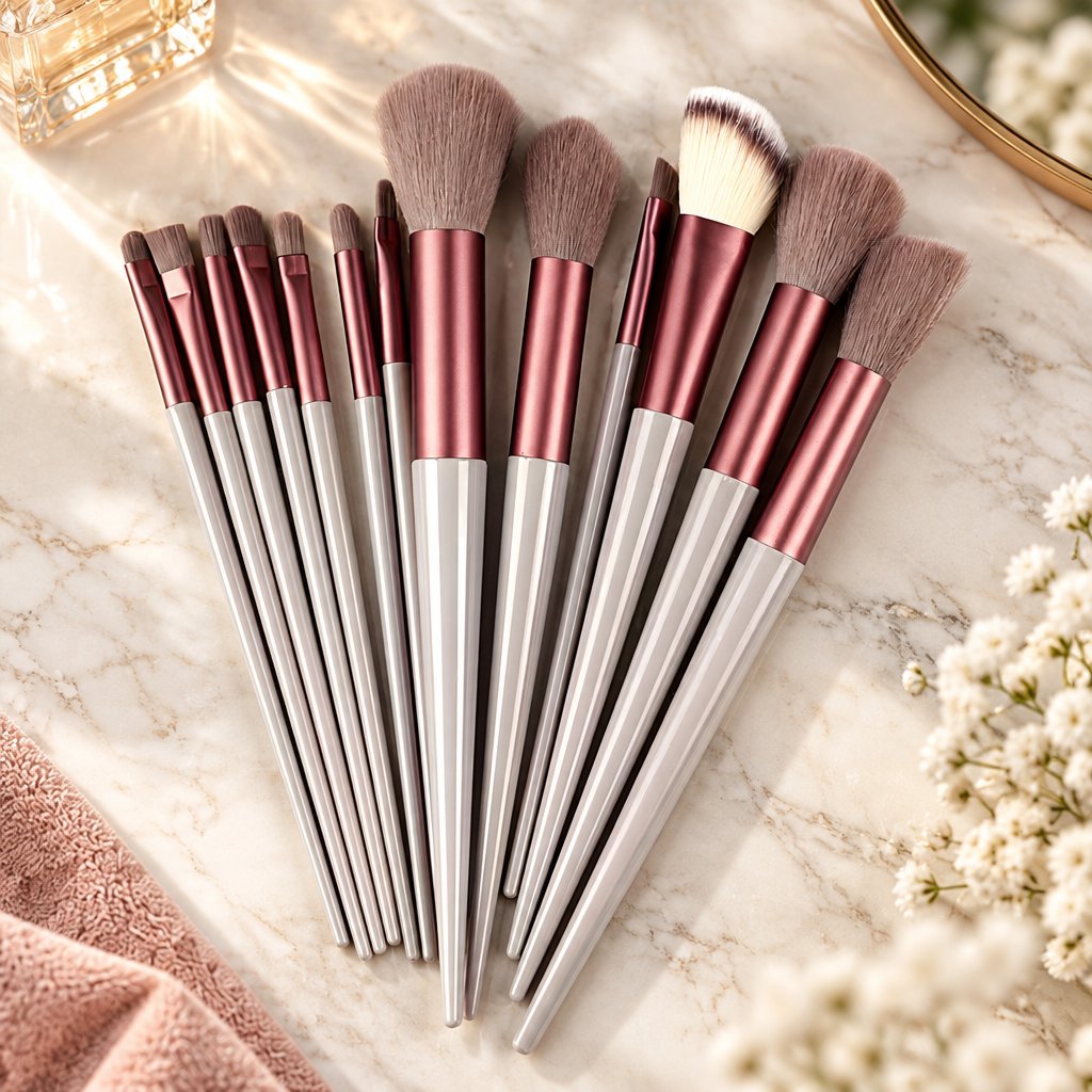 CL-30546 Makeup Brushes - Brown