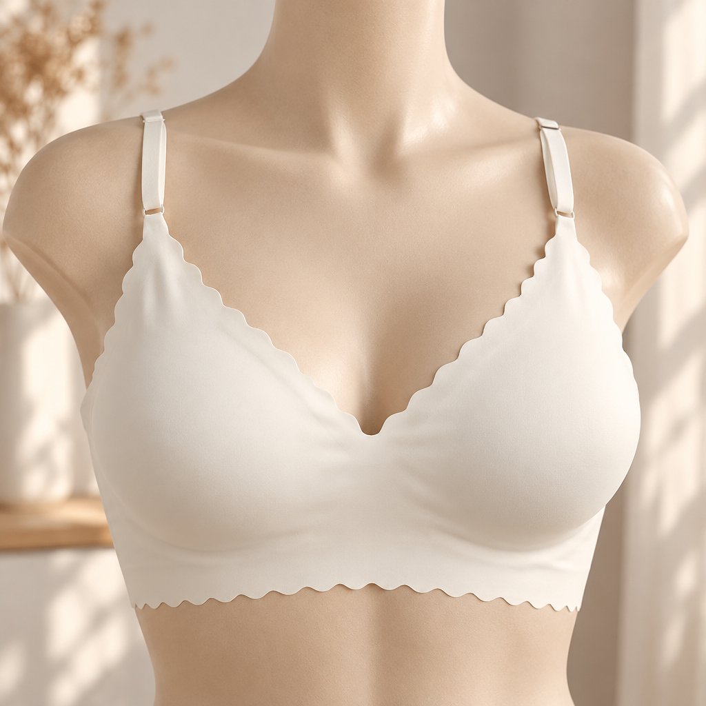 EL-30860 seamless bra - White/S