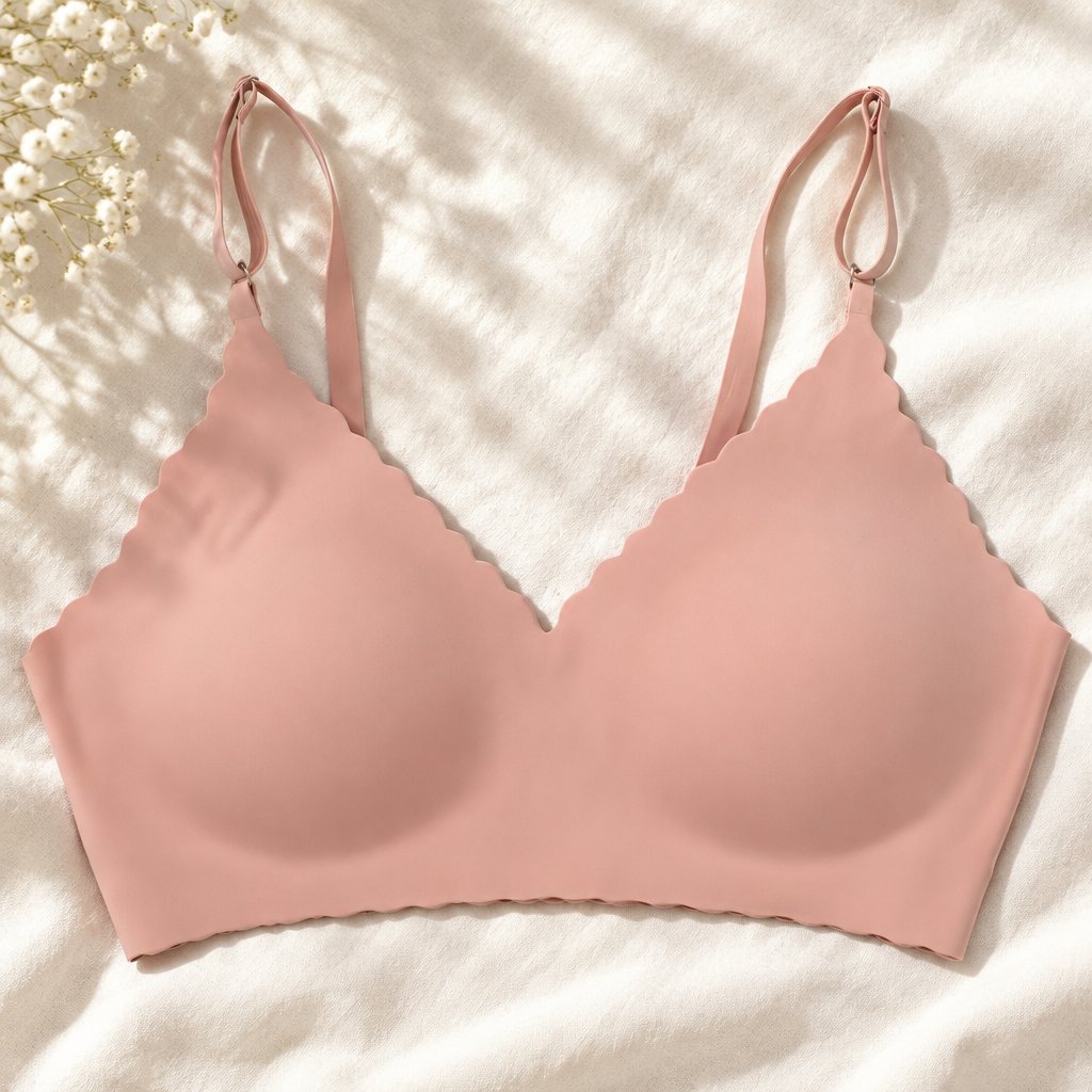 EL-30863 seamless bra - Pink/S