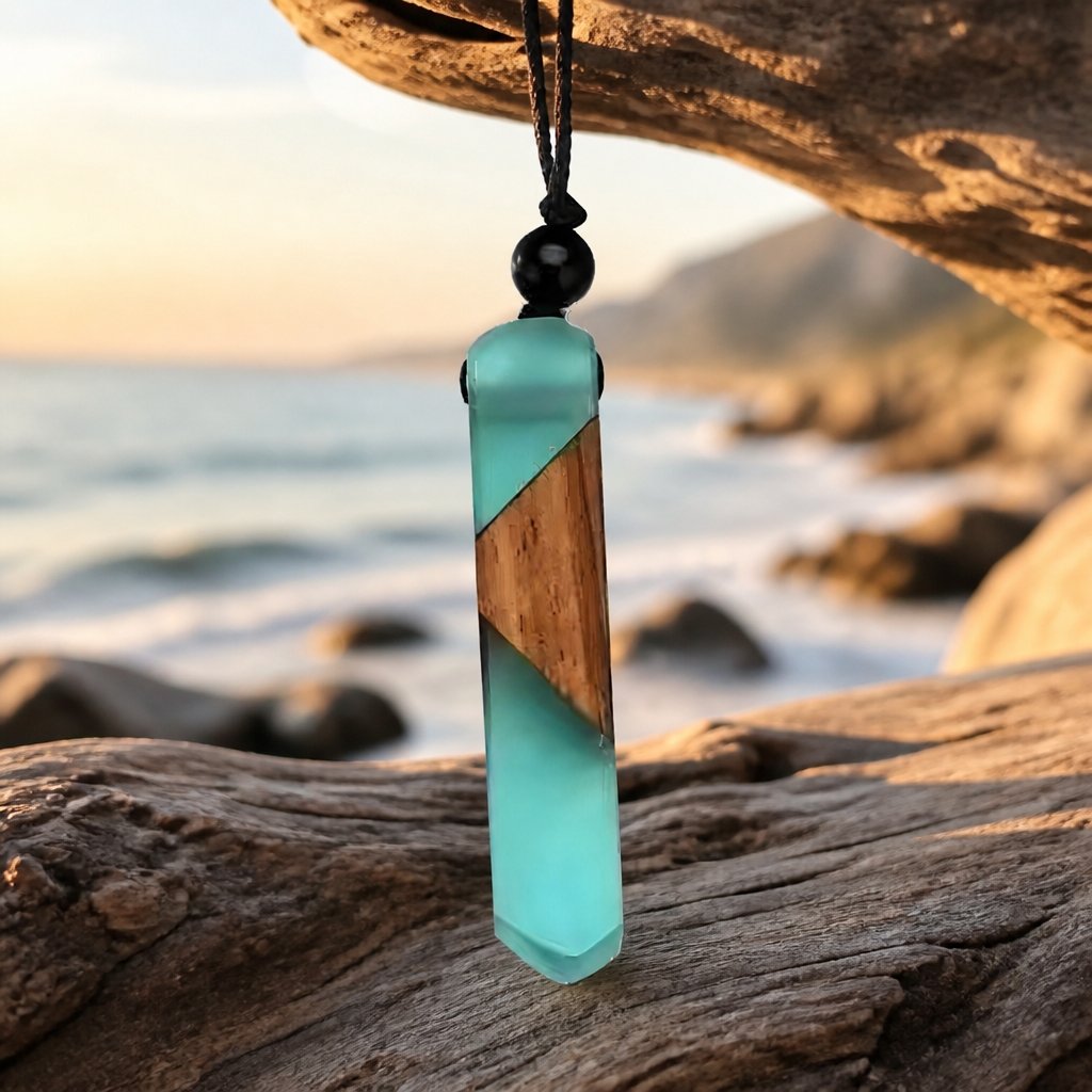 SL-32699 Necklace - Green 2